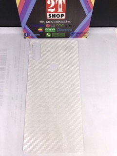 DÁN VÂN CARBON MẶT LƯNG XAOMI MI MIX 2S