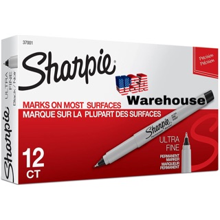 Bút Sharpie đầu Ultra Fine USA chính hãng vẽ trên mọi bề mặt