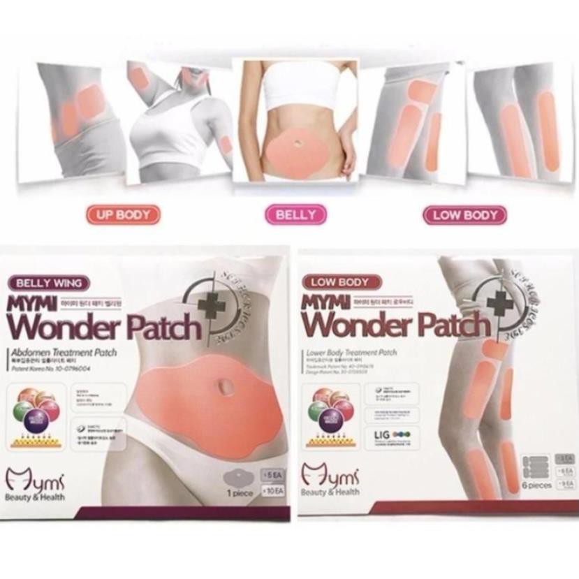 Hộp 5 Miếng dán tan mỡ bụng MYMI Wonder Patch Không Nóng - bán giá gốc