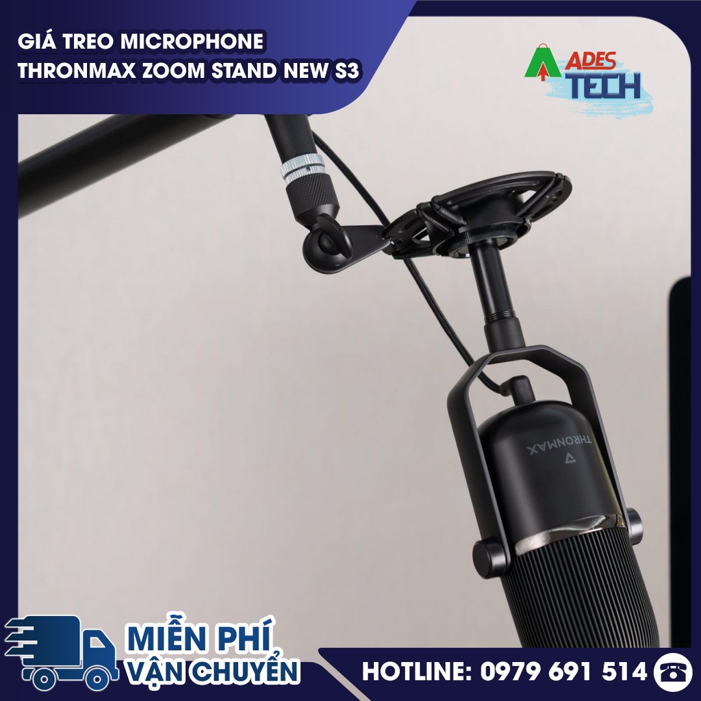 Giá Treo Microphone Thronmax Zoom Stand New S3 | Giá Treo Micro Khả Năng Xoay 360 Độ | Bảo Hành Chính Hãng 12 Tháng