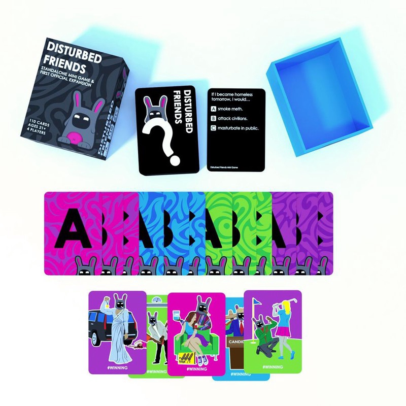 Bộ thẻ trò chơi Disturbed Friends giải trí vui nhộn