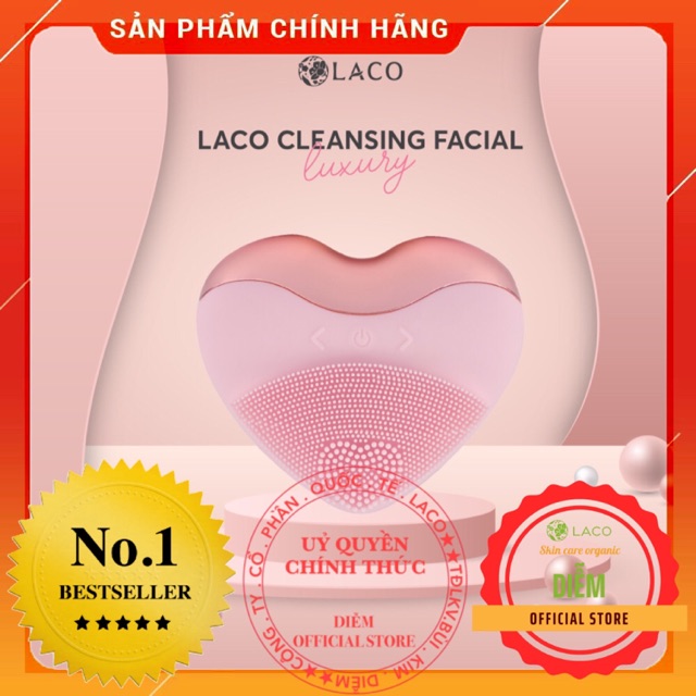MÁY RỬA MẶT LACO LUXURY 4in1 - giúp Bạn trẻ hoá làn da cho cả gia đình ( SẠCH SÂU - XOÁ NHĂN - MASSAGE - GIẢM NỌNG CẰM) | BigBuy360 - bigbuy360.vn