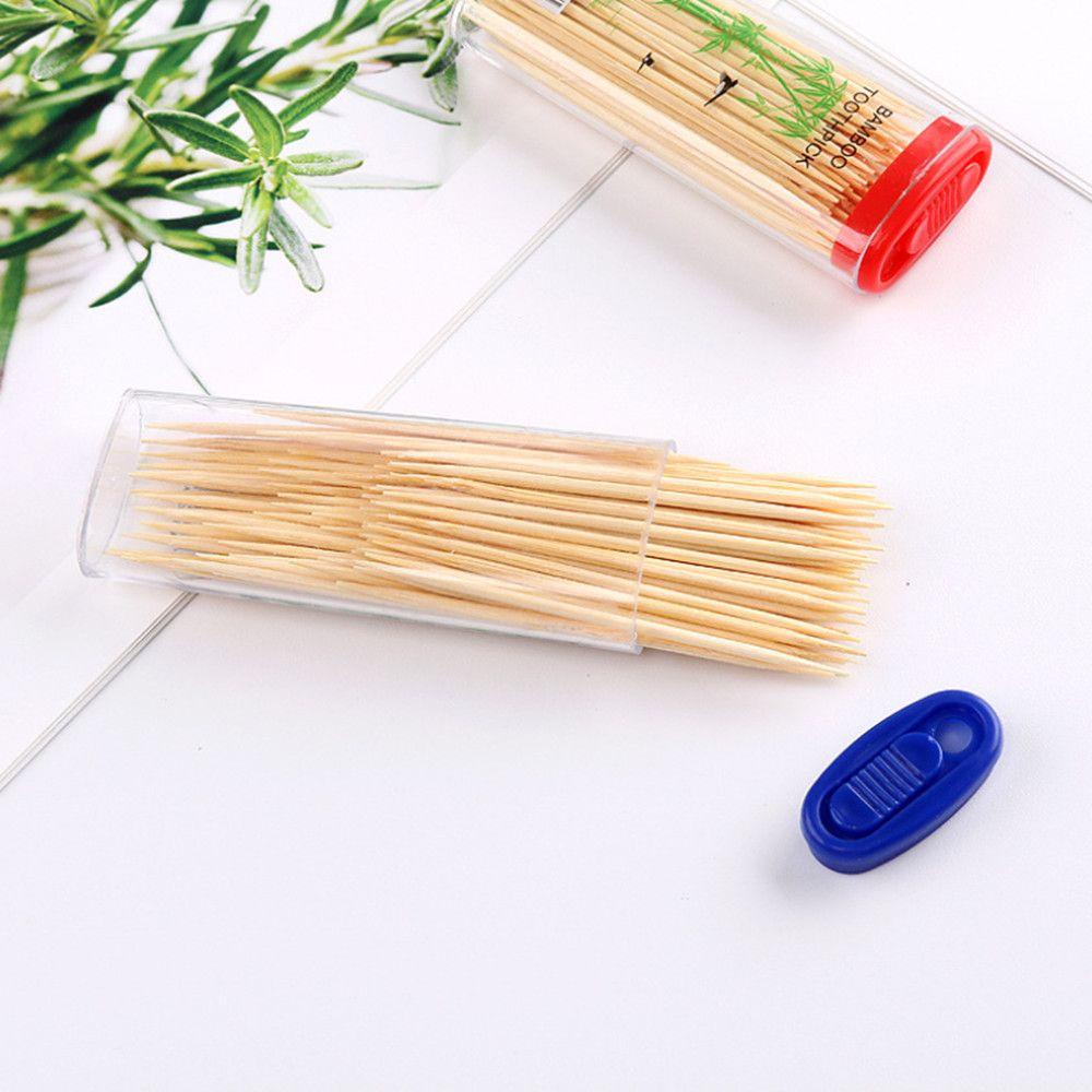 JANE Hộp 100 Cây Tăm Tre Tự Nhiên Màu Sắc Tự Nhiên