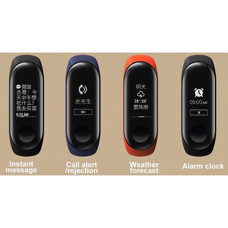 Vòng Đeo Tay Thông Minh Theo Dõi Vận Động Xiaomi Mi Band 3