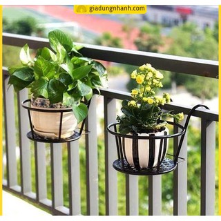 [VIP] Kệ Để Chậu Hoa Cây Cảnh Có Móc Treo Ngoài Ban Công Tiện Lợi