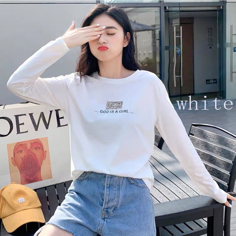 Korean Version Of New Women's Long Sleeve T-shirt