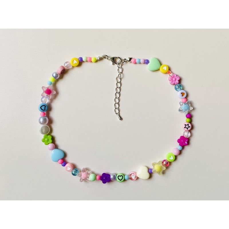 Vòng cổ handmade LILI COLORFULLY RANDOM BEADED NECKLACE - LILI'S SUMMER BEADS