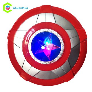 Khiên chắn Đội trưởng Mỹ Captian America pin nhạc đèn DCA154 Qmic