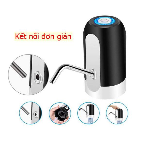 Máy Hút Nước - Vòi Hút Nước Tự Động Sạc USB Có Đèn Led