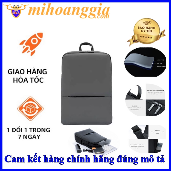 [Hỏa tốc HCM] Balo Laptop Xiaomi Mi Business Backpack 2 | Ba lô xiaomi du lịch business backpack 2 - mihoanggia