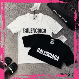 Áo thun nam BALENCIGA rách tinh tế  ,chất co giãn áo có đủ sz (40-75kg),áo phông nam hot trend 3546