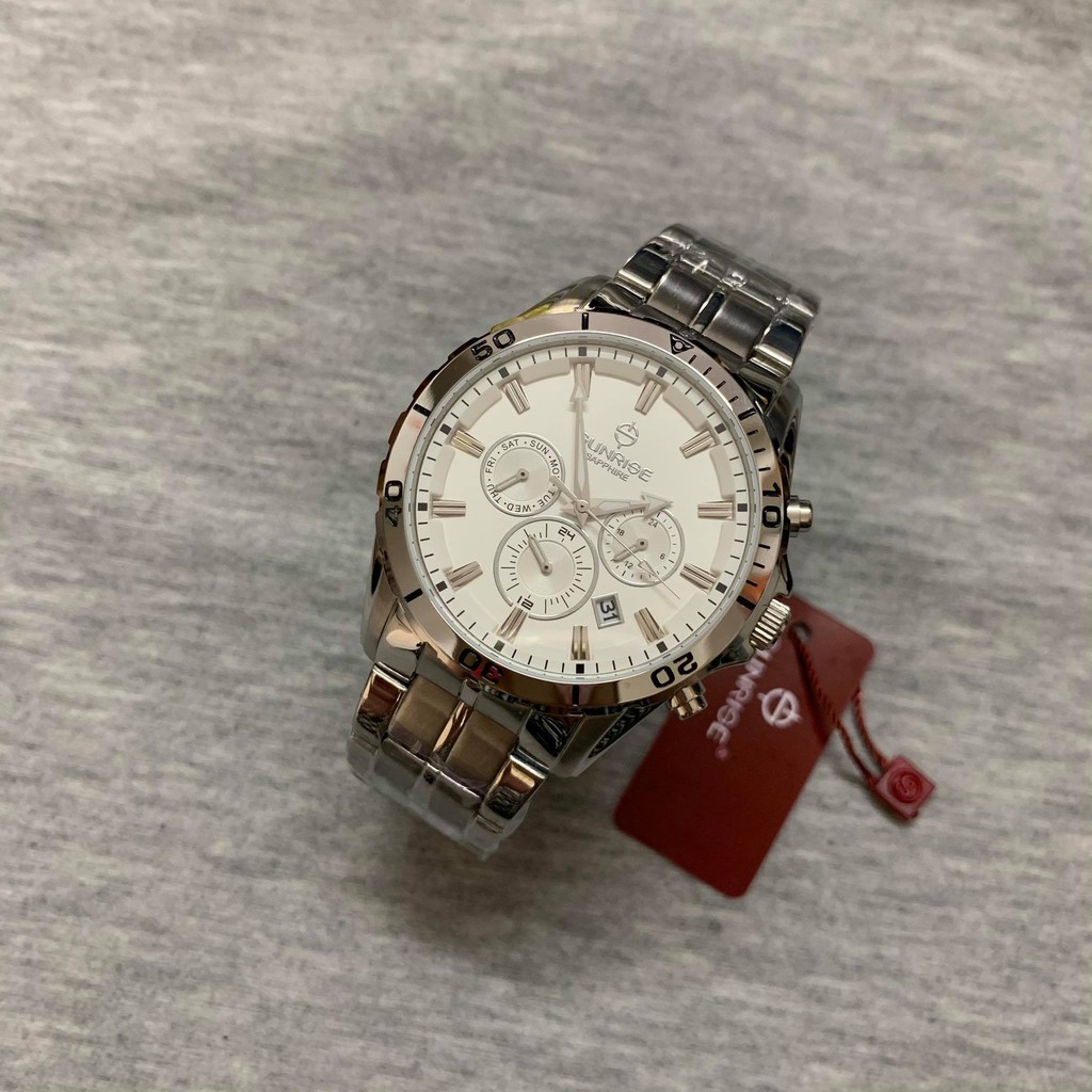 Đồng hồ Sunrise Nam chính hãng Nhật Bản M760D.T - kính saphire chống trầy - bảo hành