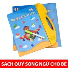 [Tặng kèm 2 viết] SÁCH ĐIỆN TỬ THÔNG MINH CHO BÉ | SÁCH SONG NGỮ CHO BÉ HỌC TIẾNG ANH (TẶNG KÈM BÚT,XÓA)