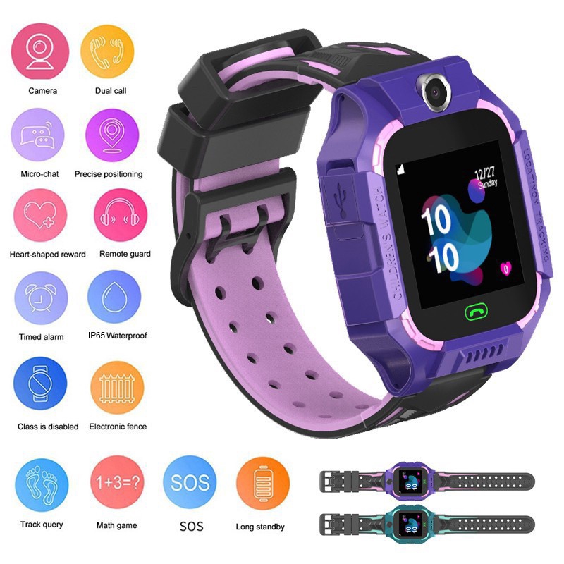 Đứa trẻ Đồng hồ thông minh Kids Smart Watch SOS LBS Waterproof Z6 Watch