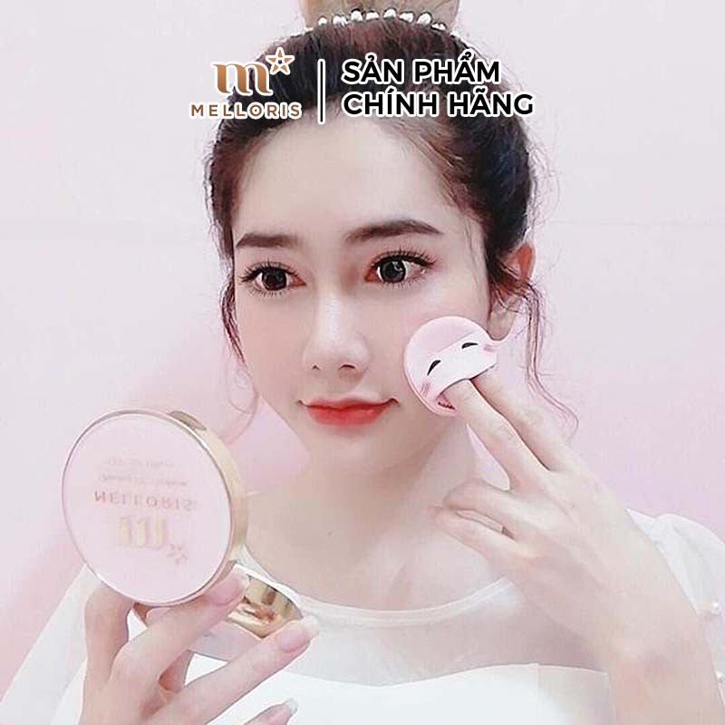 Phấn Nền Melloris Shining CC Cushion SPF 50 PA+++ Làm Sáng Đều Màu Da PV1003