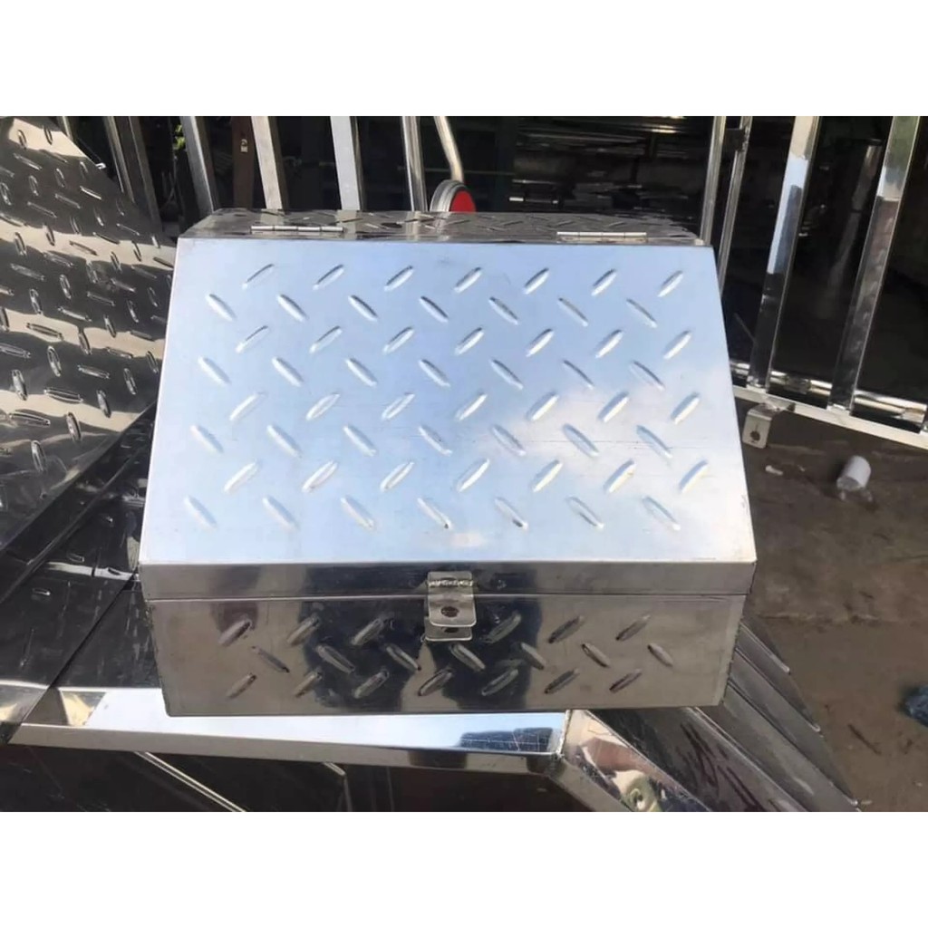 Thùng đựng đồ nghề inox cho xe tải dài 40cm cao 30cm rộng 30cm siêu dày