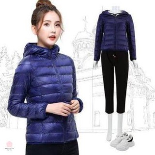 Áo khoác người mập ( 45kg đến 90kg- đủ size M đến 5XL) ☑️ áo phao nữ siêu nhẹ ☑️ áo phao nữ có mũ