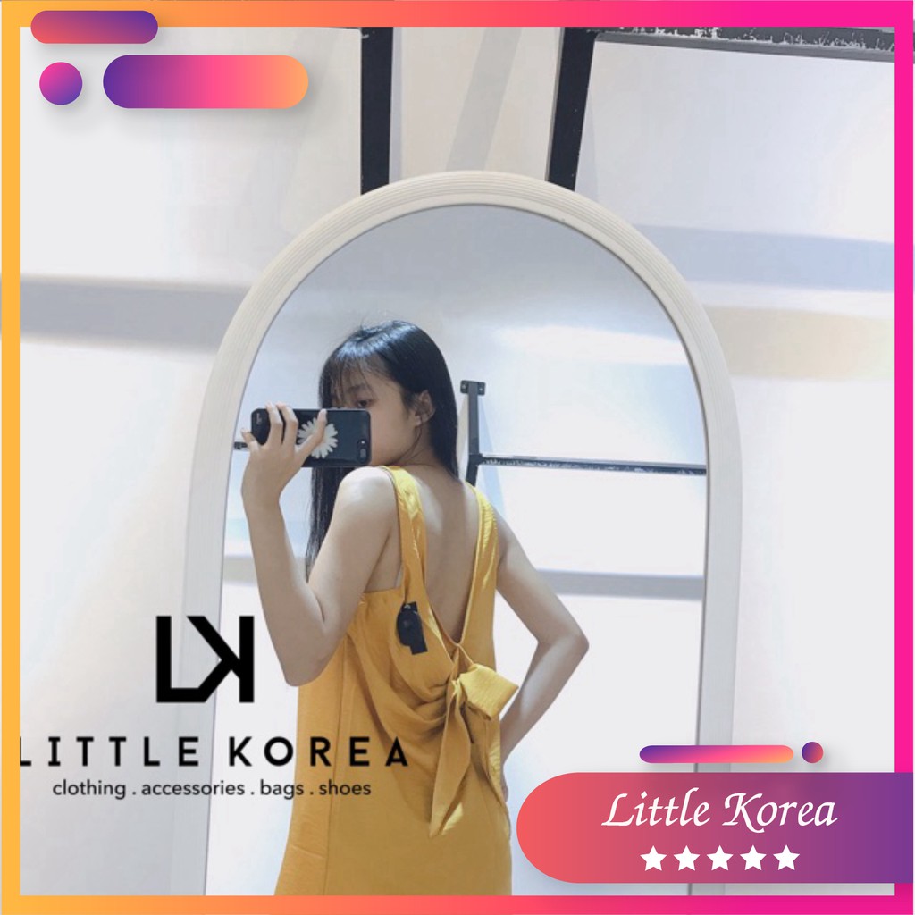 Váy lụa tằm buộc nơ 2 màu phong cách thời thượng, sành điệu | BigBuy360 - bigbuy360.vn