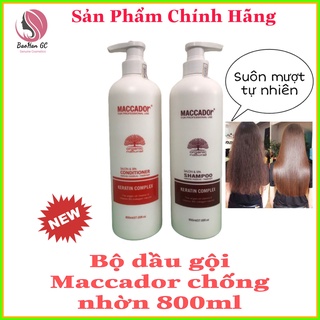 Dầu  gội Maccador Organic chống nhờn phục hồi  hư tổn và kích mọc tóc, chống chẻ ngọn 750ml.BaohanGc