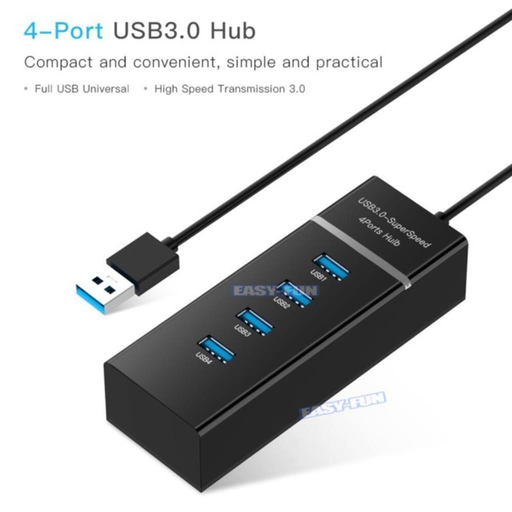 Bộ Chia USB Hub USB 4 Port Model M3 Tốc Độ Cao 3.0.Cáp Chuyển Hub Chia 4 Cổng (port) usb Tốc Độ 3.0.