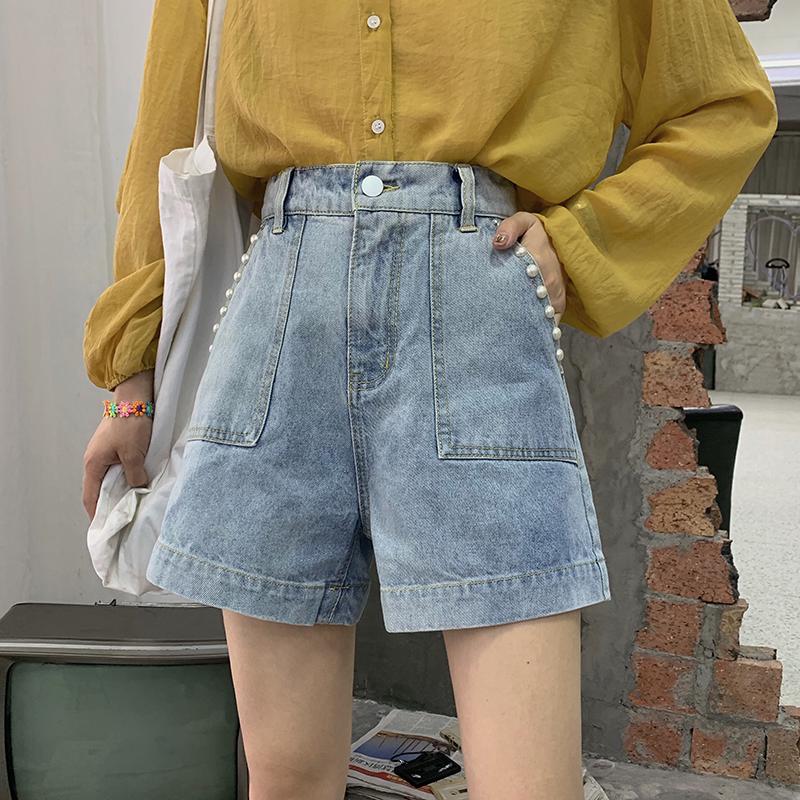 Quần short denim thời trang mùa hè hàn quốc 2020