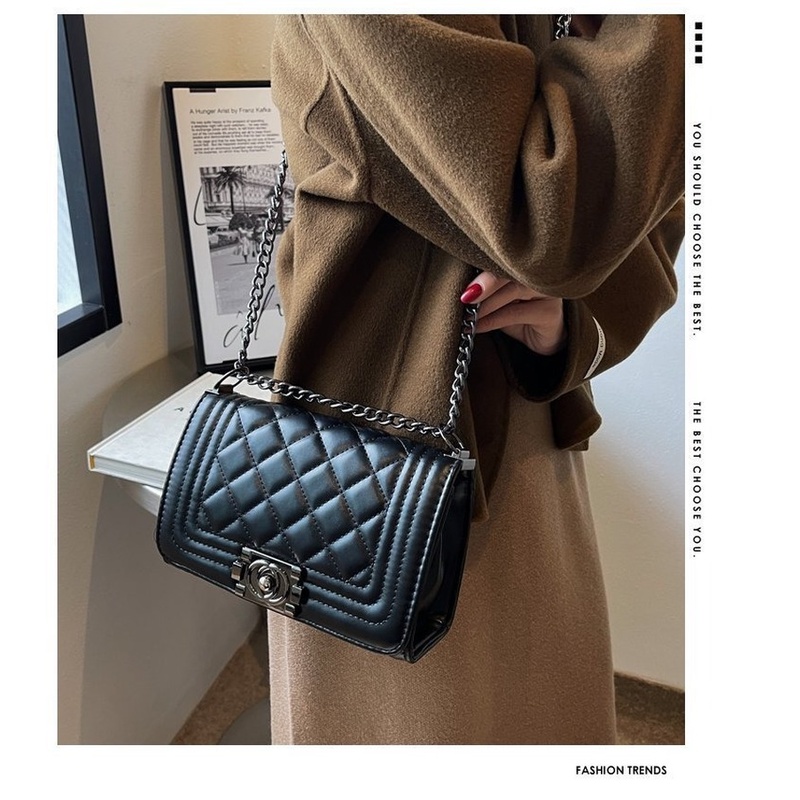 Túi đeo vai hình vuông cỡ nhỏ IELGY phong cách Hàn Quốc thời trang cho nữ