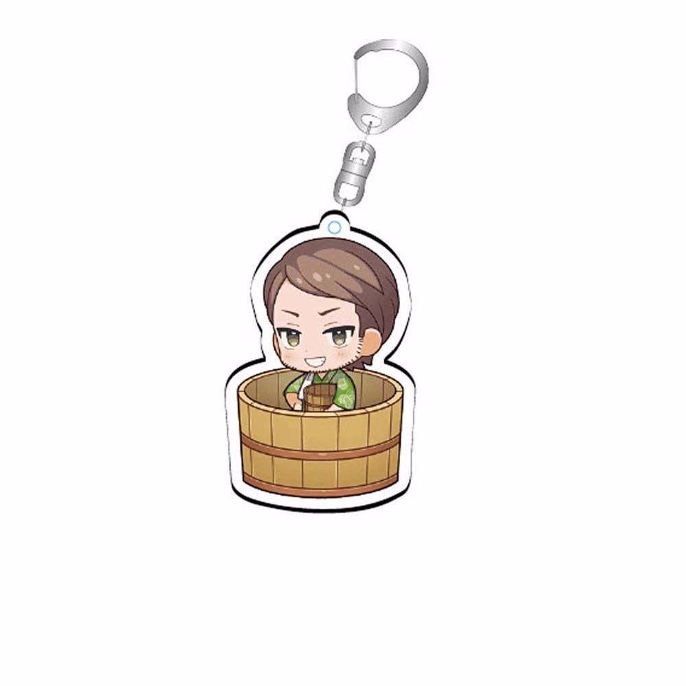 LANFY Móc Khóa Nhựa Acrylic Hình Levi Ackerman Attack on Titan Dễ Thương