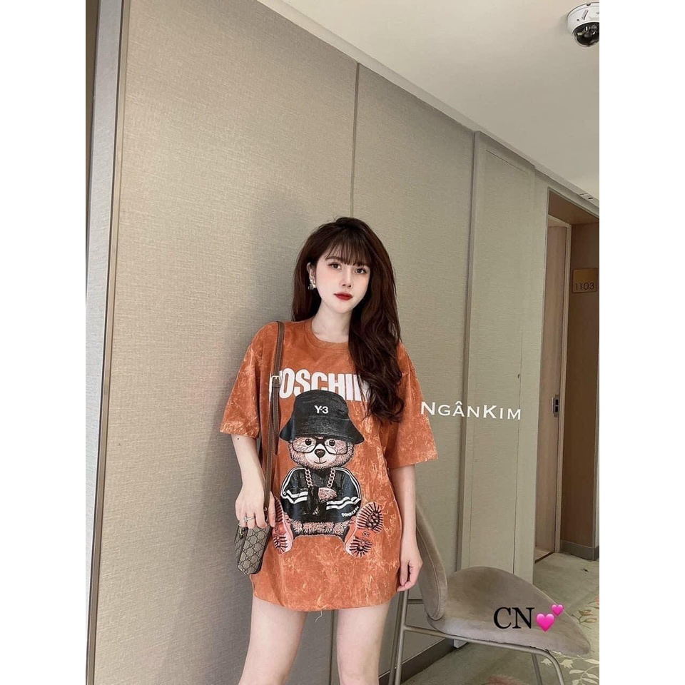 Áo thun tay lỡ form rộng - Áo phông nam nữ thời trang 40kg-68kg-AT07