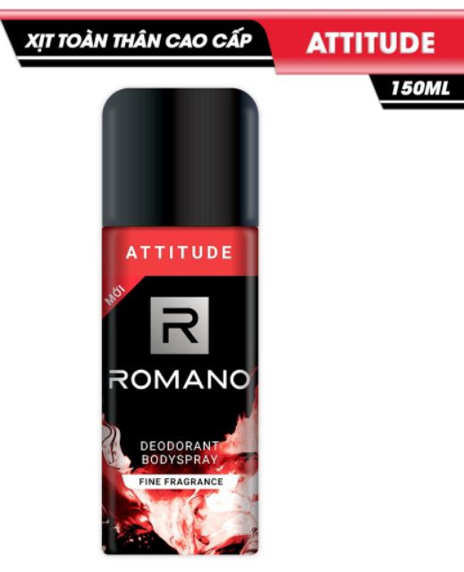 Romano - Xịt ngăn mùi toàn thân Attitude 150ml