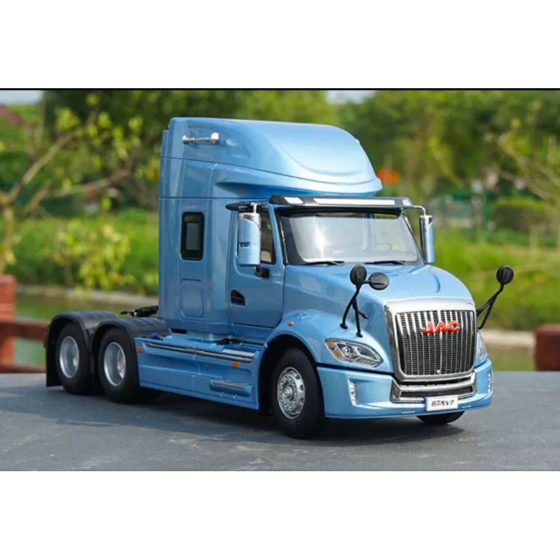 Xe mô hình đầu kéo JAC V7 full kim loại 1:24