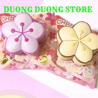 THANH LÝ SQUISHY HOA ĐÀO CHIBI