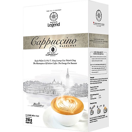 [CAPUCHINO MOCHA] CÀ PHÊ TRUNG NGUYÊN HÒA TAN CAPUCHINO MOCHA - CAFE G7 HÒA TAN HỘP 12gói x 18gr --MOCHA