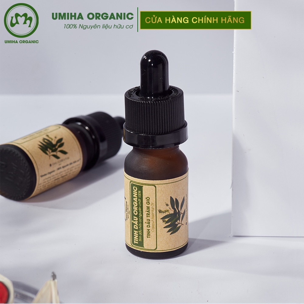 Tinh Dầu Tràm hữu cơ UMIHA ORGANIC nguyên chất 10ml xông tắm, bôi vết côn trùng cắn đốt cho Bé, Trẻ nhỏ và Sơ Sinh