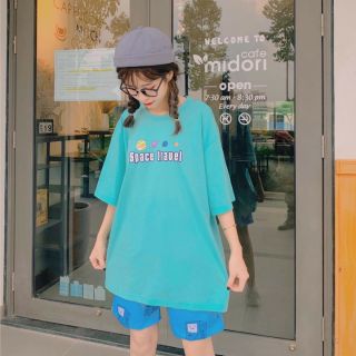 Áo thun tay lỡ Space travel 🍏🍏🍏🍉🍉