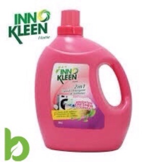 Nước giặt, nước xả, giặt xả 2 trong 1 trắng sáng, giữ bền mầu và sạch khuẩn INNO KLEEN (3L)