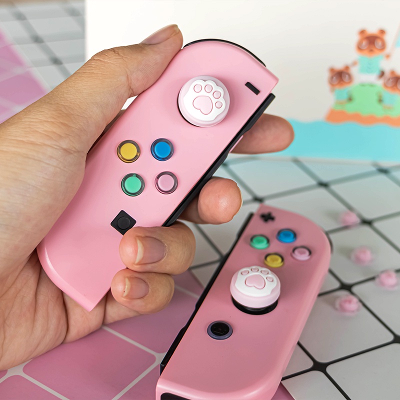 Ốp Bọc Nút Bấm Điều Khiển Chơi Game Thay Thế Chuyên Dụng Cho Nintendo Switch