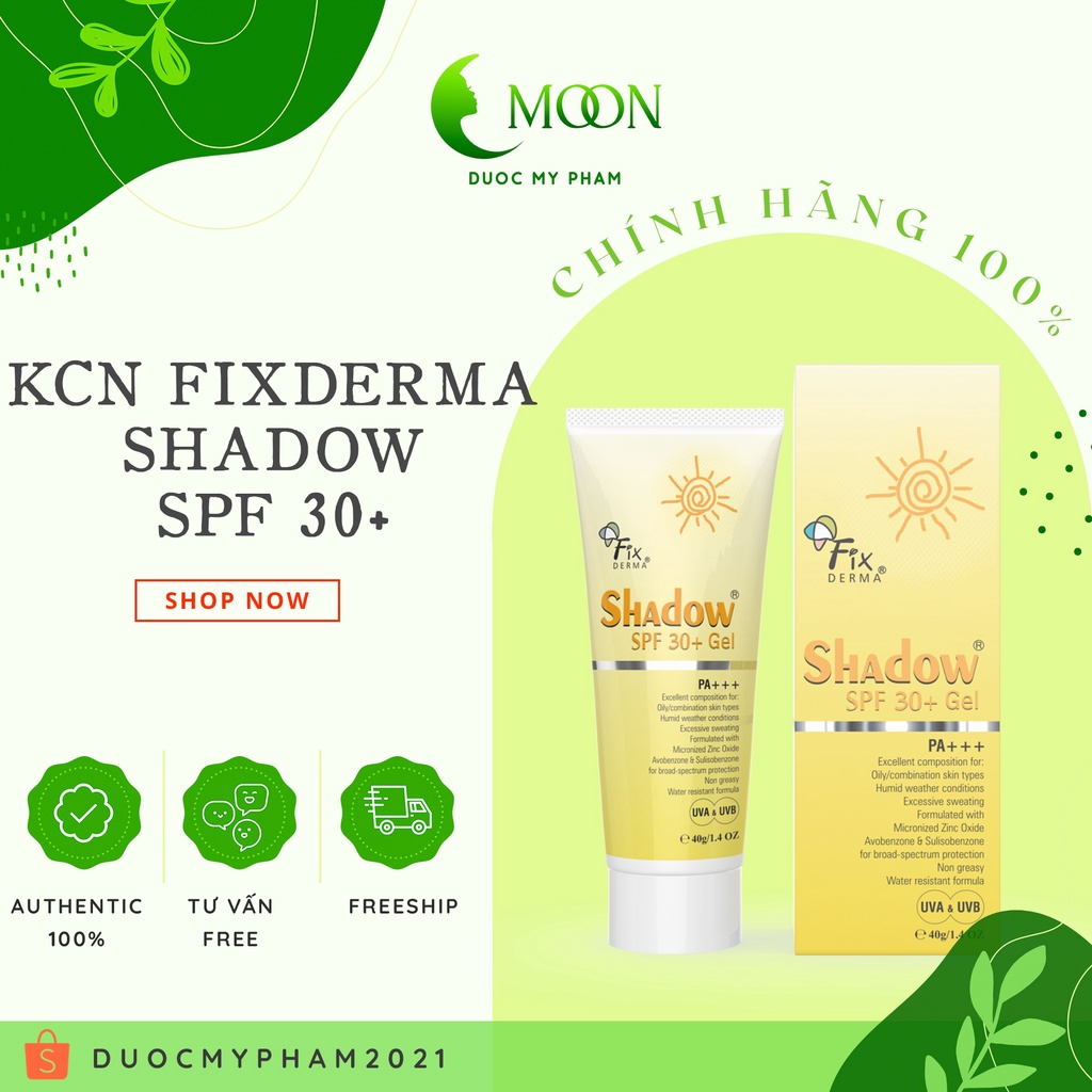 [CHÍNH HÃNG] KEM CHỐNG NẮNG FIXDERMA SHADOW SPF 30+ (75g)