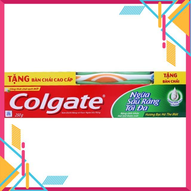 Combo 2 Cây Colgate ngừa sâu răng 225g tặng bàn chải