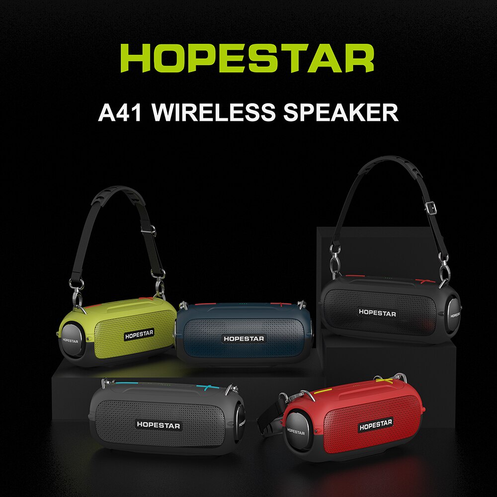 Loa Bluetooth Hopestar A41 Âm Bass Siêu Trầm , Chống Nước - Chính hãng
