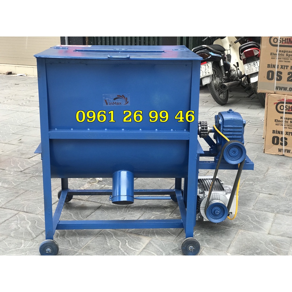 Máy trộn giá thể, thức ăn chăn nuôi 50kg/ mẻ TVM-50