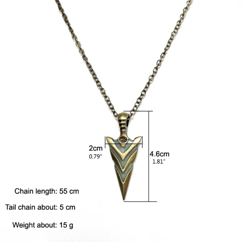 Vòng cổ Mặt Mũi Tên Phát Sáng Trong Đêm Độc Đáo