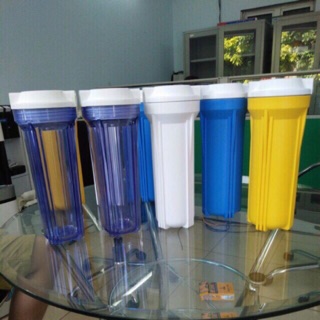 Cốc lọc nước 10 inch ảnh thật ( Giá của 1 Bộ 2 cốc màu 1 cốc trong :170k)