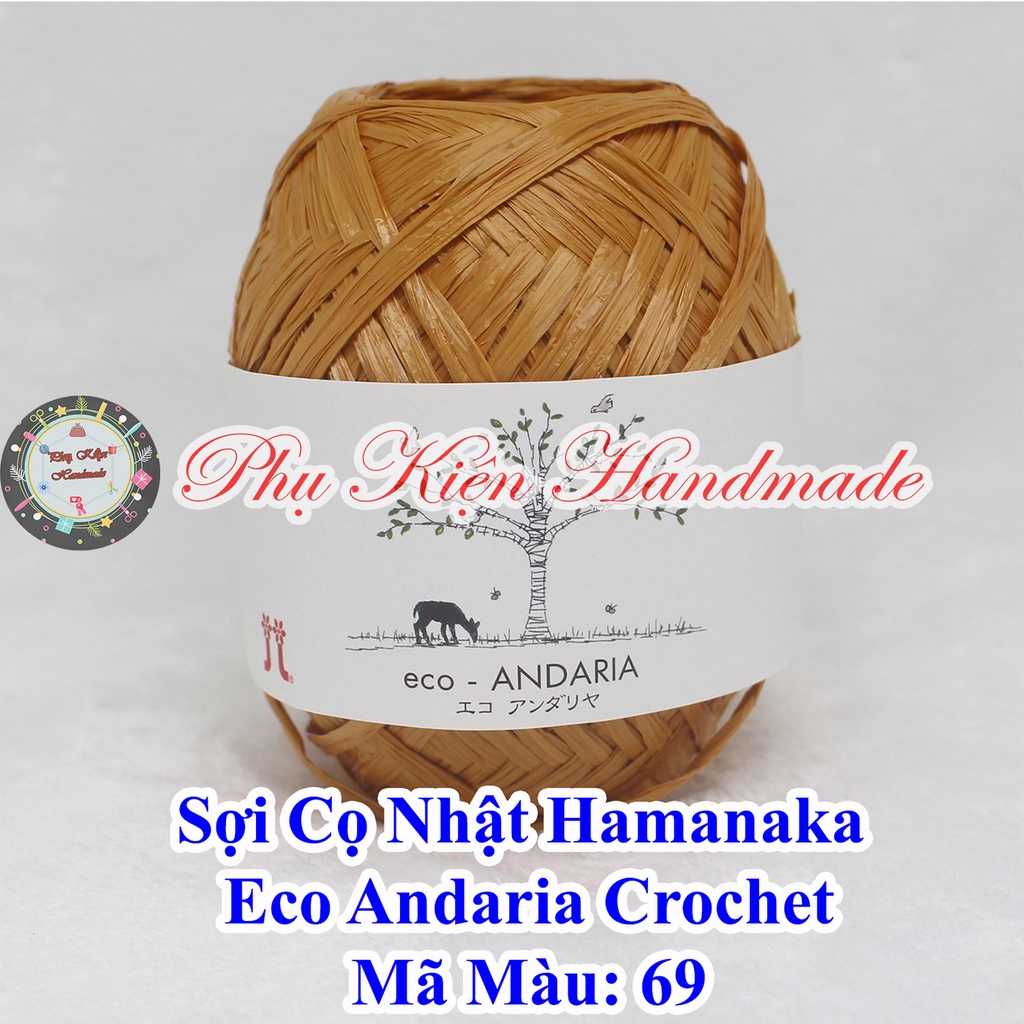 Sợi Cọ Nhật Hamanaka Eco Andaria Crochet