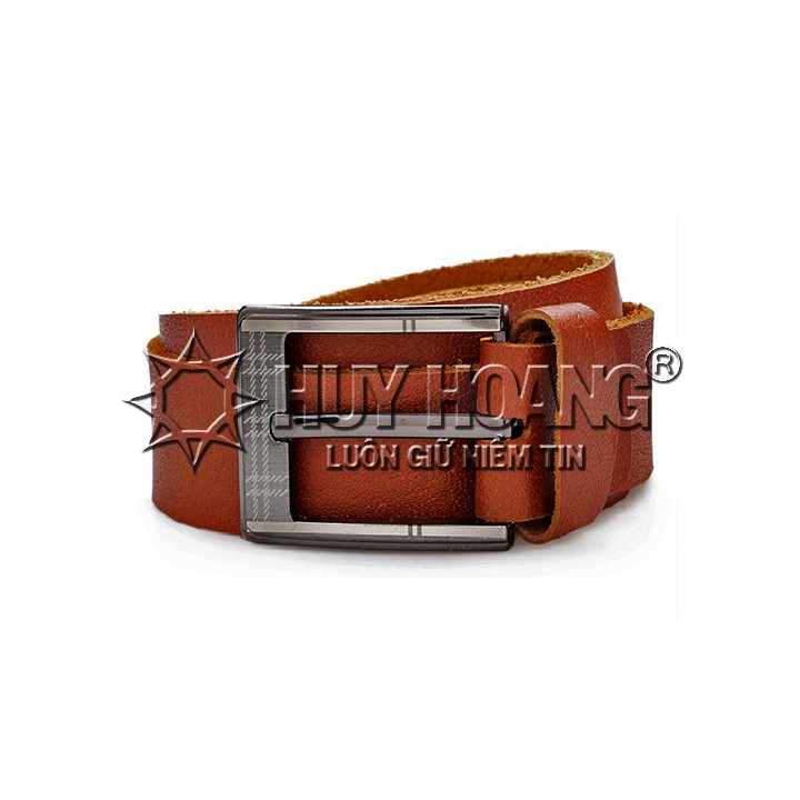 Thắt lưng nam Huy Hoàng da bò cỡ lớn màu da, đen, nâu HP4101-02-03