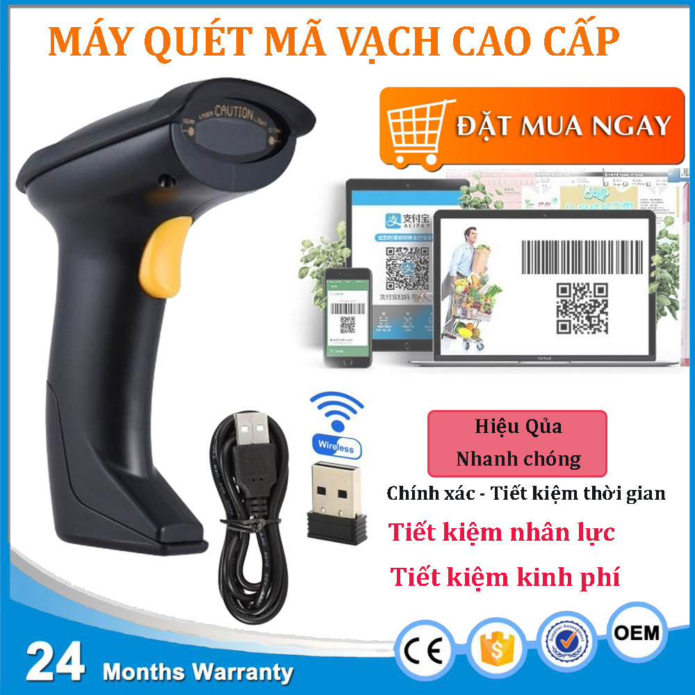 Máy Bắn Mã Vạch - Máy bắn mã vạch cao cấp - Thuận tiện khi sử dụng - BẢO HÀNH 12 THÁNG