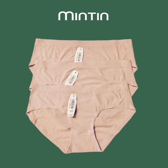 5 quần lót đúc su thông hơi MÀU DA không đường viền mát lạnh [MinTin]