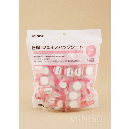 Mặt nạ Nén Miniso ❤𝑭𝒓𝒆𝒆𝒔𝒉𝒊𝒑❤ cấp ẩm, thải độc, dưỡng trắng