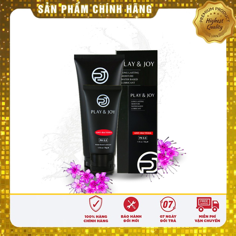 Gel Bôi Trơn Dành Cho Nữ Giới Gel Bôi Trơn Âm Đạo Kháng Khuẩn Cao Cấp Play&Joy Anti Bacteria Cao Cấp Từ Đài Loan