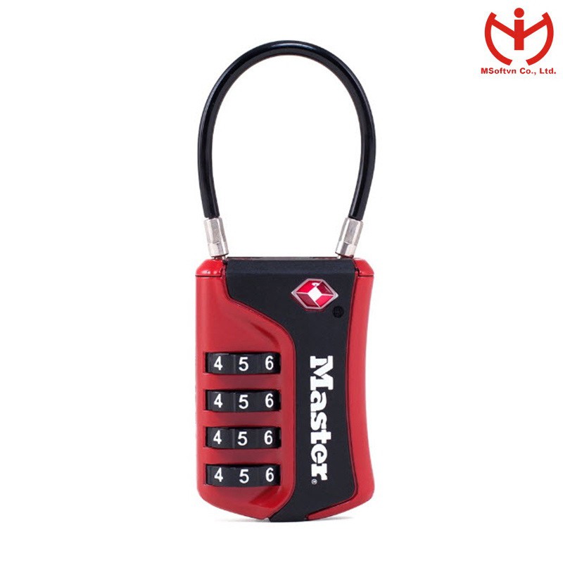 [Q5.HCM] Khóa Số Vali TSA Master Lock 4697 D - MSOFT