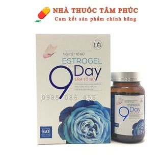 Viên uống nội tiết tố nữ estrogel 9 day sâm tố nữ - hỗ trợ tăng cường nội tiết tố nữ